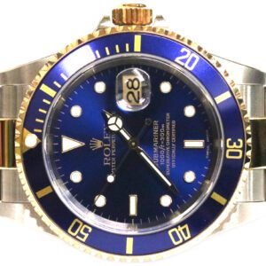 Rolex Two Tone Submariner Date Blue Dial 40mm