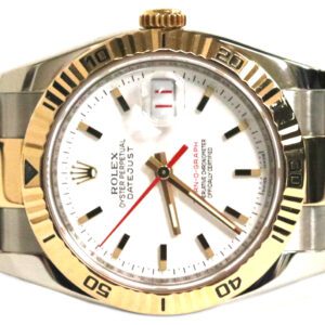 Rolex Two Tone Turn-O-Graph White Dial 36mm