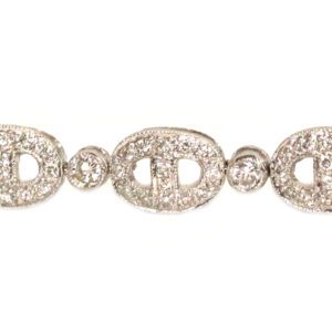 White Gold Diamond Bracelet - 2.0ct TW